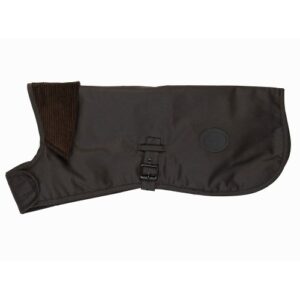 Barbour Wax Dog Coat in Rustic Large