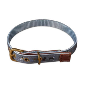 FatFace Marching Dogs Collar for Dogs Large