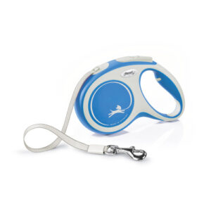 Flexi New Comfort 5m Tape Dog Lead in Blue Small