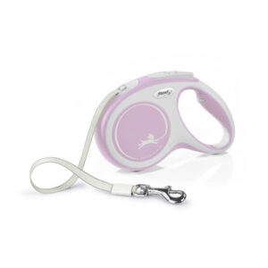 Flexi New Comfort 5m Tape Dog Lead in Pink Small