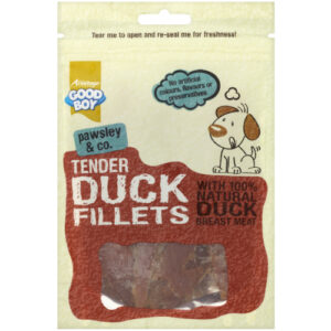 Good Boy Pawsley & Co Deli Tender Duck Fillets Dog Treats 80g x 10 SAVER PACK