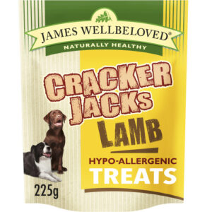 James Wellbeloved Lamb Crackerjacks Dog Treats Lamb 225g x 6 SAVER PACK