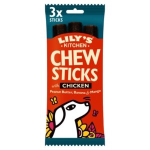 Lilys Kitchen Chicken Chew Sticks Dog Treat 120g x 10 SAVER PACK