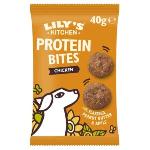 Lilys Kitchen Chicken Protein Bites Dog Treats 40g x 12 SAVER PACK