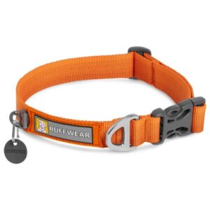 Ruffwear Front Range Dog Collar in Campfire Orange Small