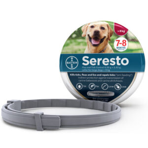 Seresto Flea & Tick Collar for Dogs Large Dogs Over 8kg NFA-D