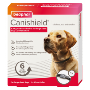 Beaphar Canishield Flea & Tick Collar for Dogs Large – 60cm