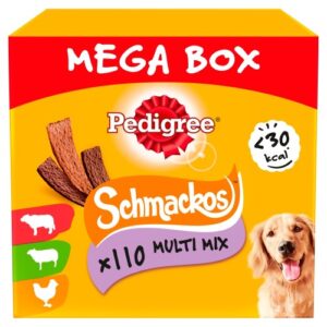 Pedigree Schmackos Meaty Variety Mega Box Dog Treats 110 Stick Mega Box