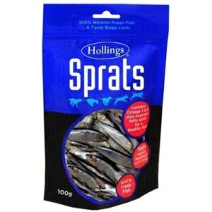 Hollings Sprats Natural Fish Treat for Dogs Single