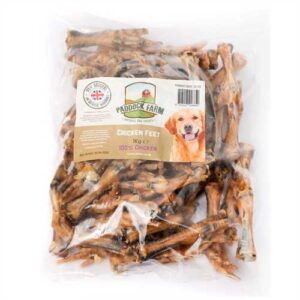 Paddock Farm Chicken Feet Dog Treats 1kg