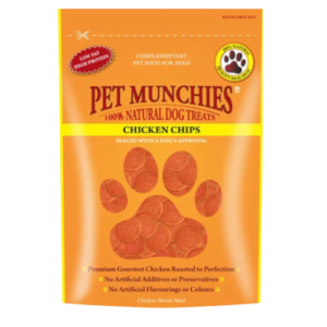 Pet Munchies Chicken Chips Treats for Dogs Single