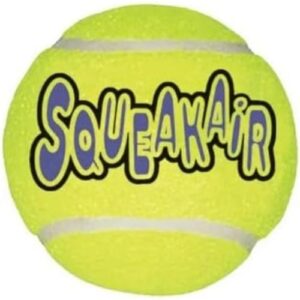 KONG Air Squeaker Tennis Ball Dog Toy Single Medium