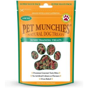 Pet Munchies 100% Natural Sushi Training Dog Treat Single