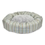 Petface Sandpiper Stripe Round Pet Bed – Size: L – Polyester