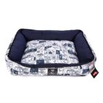 Snoopy Blue Comic Dog Bed