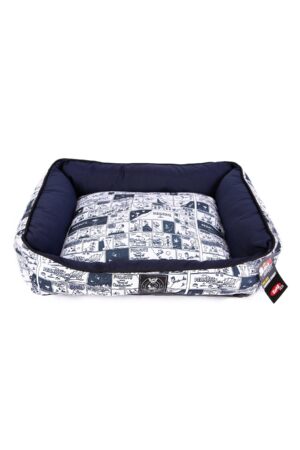 Snoopy Blue Comic Dog Bed