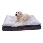 Ultimate Luxury Memory Foam Pet Bed – Grey – Polyester